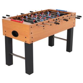 hClassic Foosball Table with Abacus Scoring and Internal Ball Return