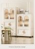 25.59" Side Wide Folding Wardrobe , 25.59"×15.75"×57.09", with Magnetic Door
