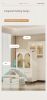 25.59" Side Wide Folding Wardrobe , 25.59"×15.75"×57.09", with Magnetic Door
