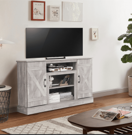 Vintage Home Living Room Wooden TV Cabinet (Option: FTTS0377 grey)