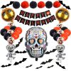 Halloween Party Decor Balloons Set Ghost Balloons Creepy Party Supplies