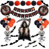 Halloween Party Decor Balloons Set Ghost Balloons Creepy Party Supplies
