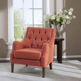 Button Tufted Accent Chair (Color: as pic)