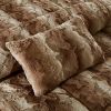 4PC Faux Fur Comforter Set
